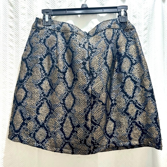 NWT Express Snake Skin High Rise Mini Skirt - Picture 3 of 6